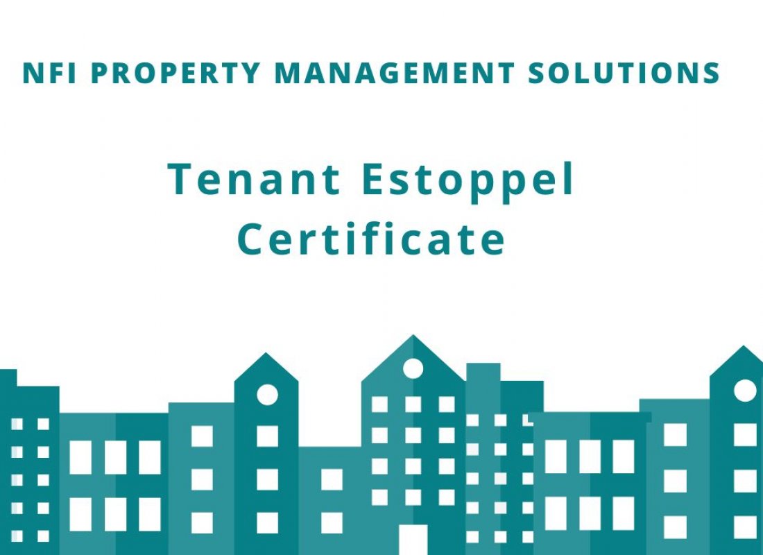 Tenant Estoppel Certificate